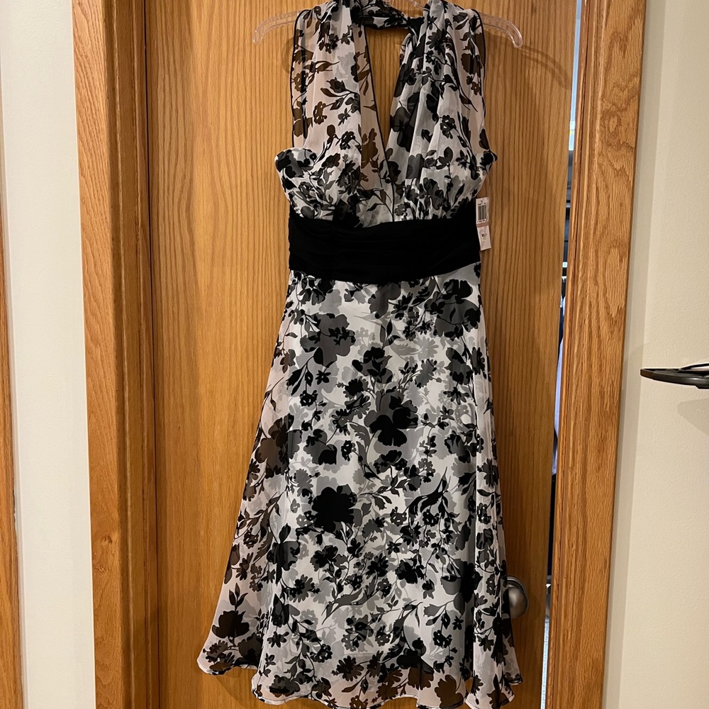 Connected apparel halter dress